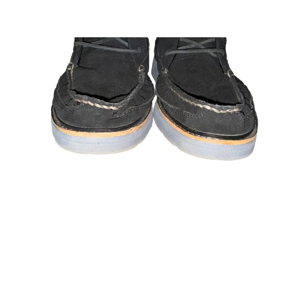Sperry Top Sider Chukka Plushwave Boot Black Suede Dress Casual Men's 9 EU 42